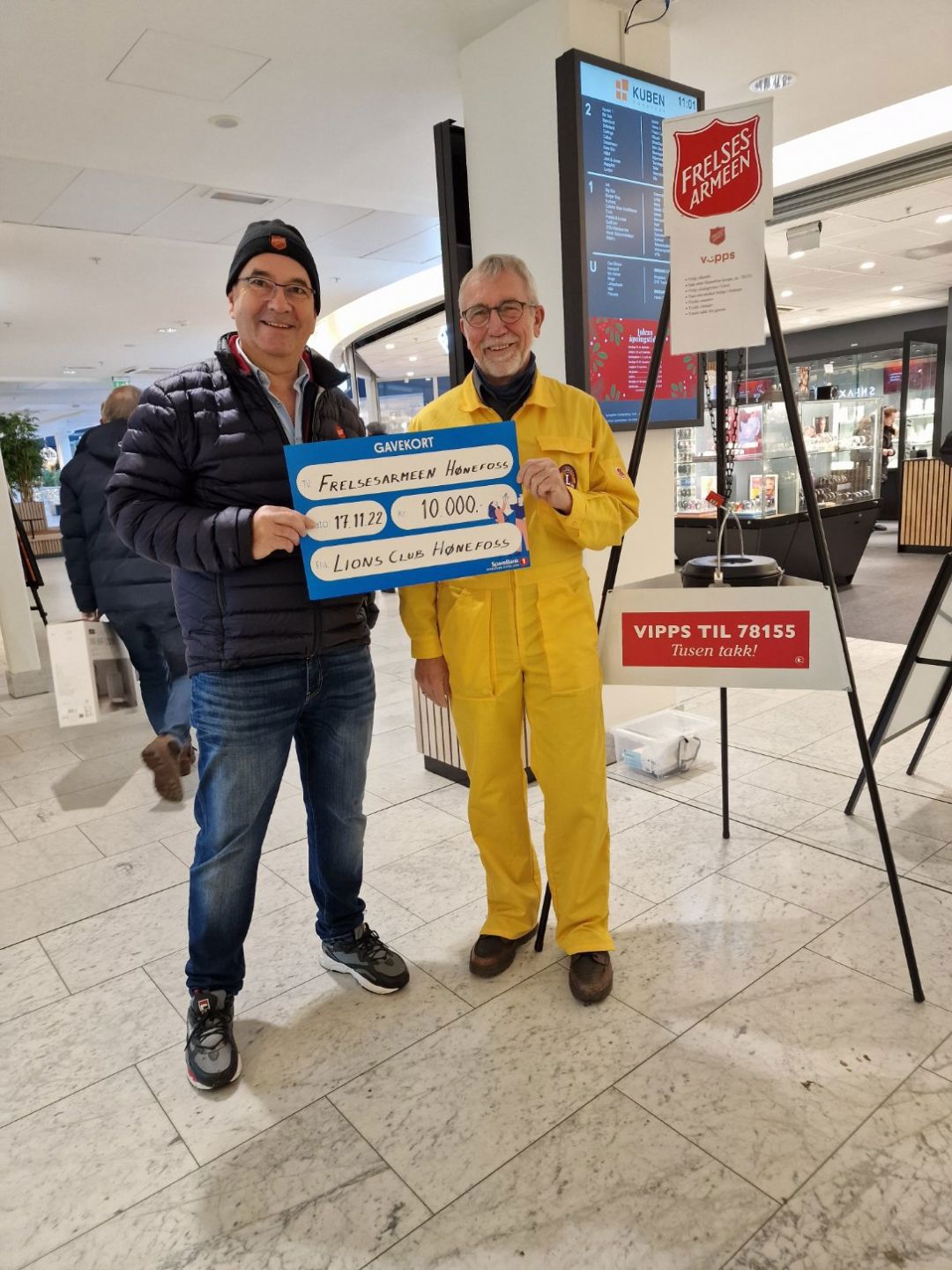 Gave til Frelsesarmeen 2023